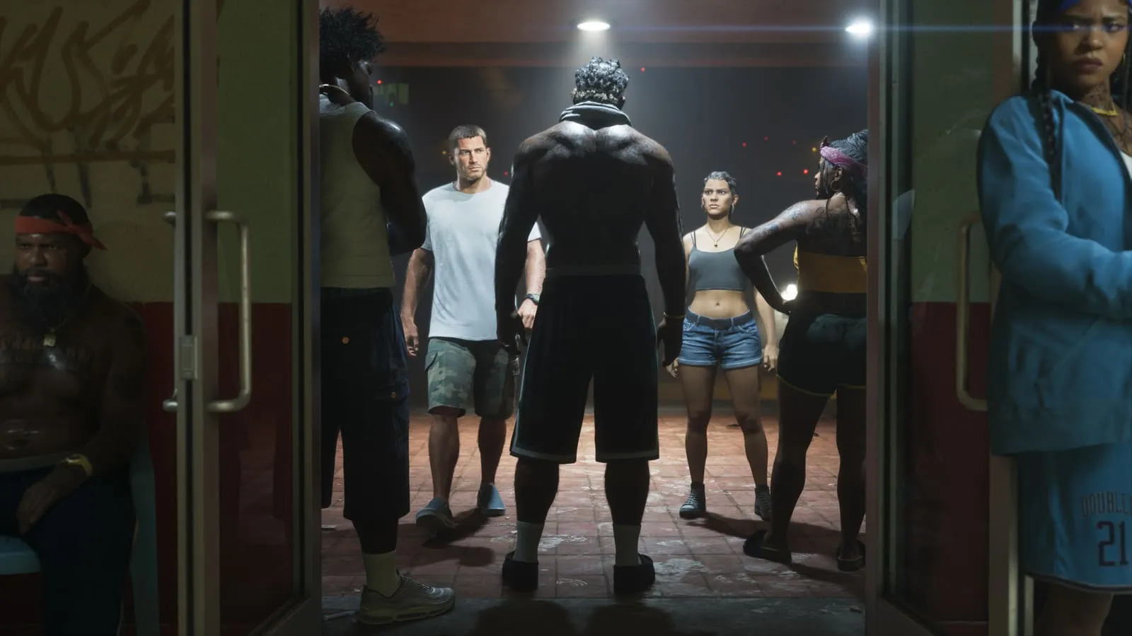 Screenshot ufficiale di Jason e Lucia insieme in GTA 6 (immagine 5)