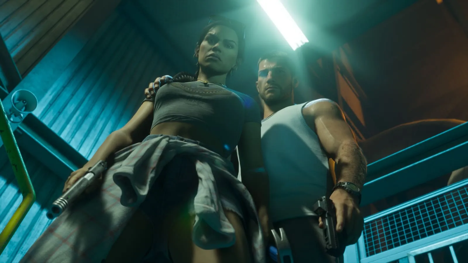 Screenshot ufficiale di Jason e Lucia insieme in GTA 6 (immagine 7)