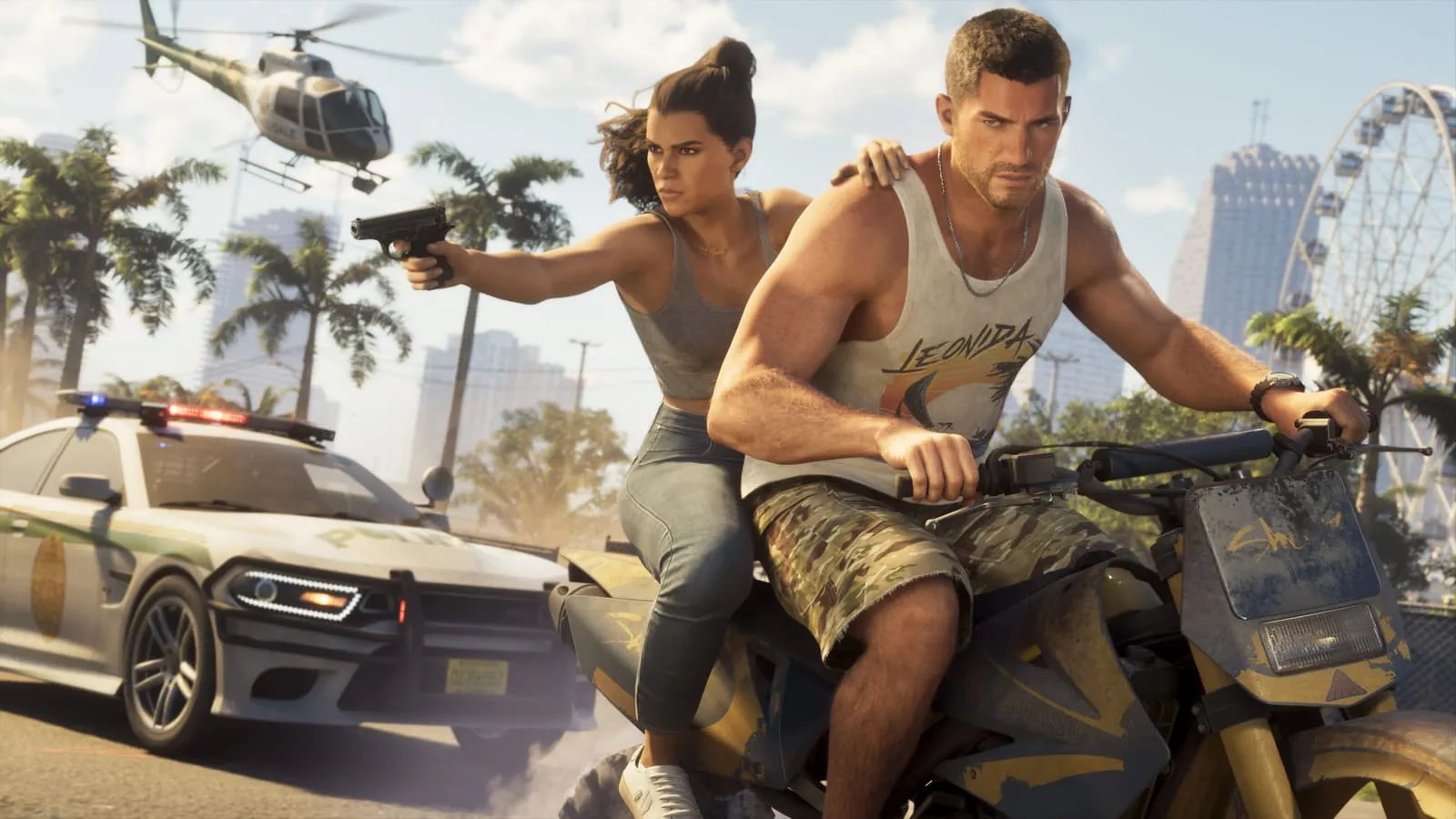 Screenshot ufficiale di Jason e Lucia insieme in GTA 6 (immagine 9)